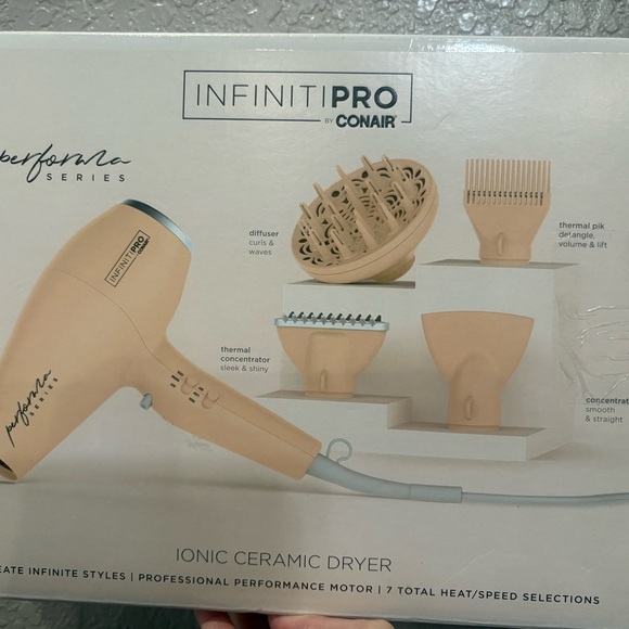 Tan Hair Styling Dryer with Versatile Attachments - Picture 1 of 1